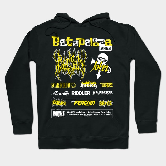 Batapalooza Festival Hoodie by RetroReview